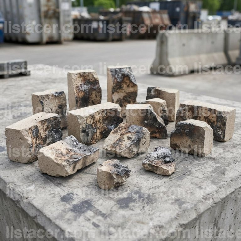 161103 * altri rivestimenti e materiali refrattari provenienti da processi metallurgici, contenenti sostanze pericolose